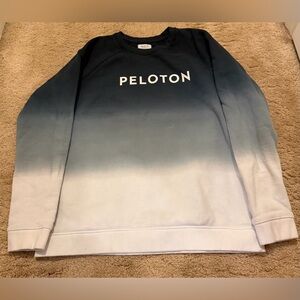 Peloton Crewneck Blue Ombré Size Small